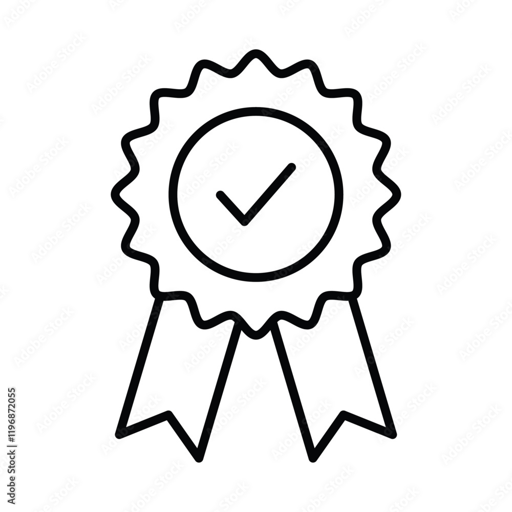 Accreditation icon logo sign set vector outline Accreditation icon logo sign set vector outline