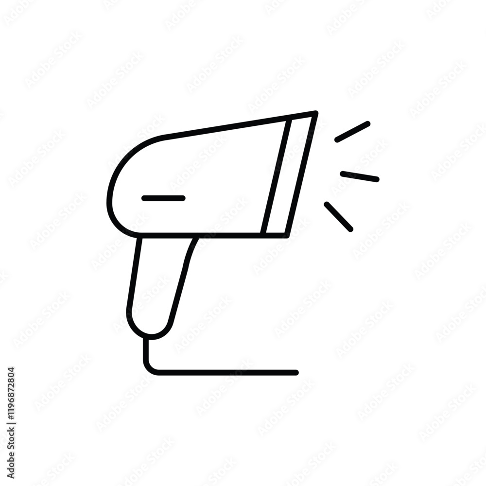 Barcode scanner icon logo sign set vector outline Barcode scanner icon logo sign set vector outline