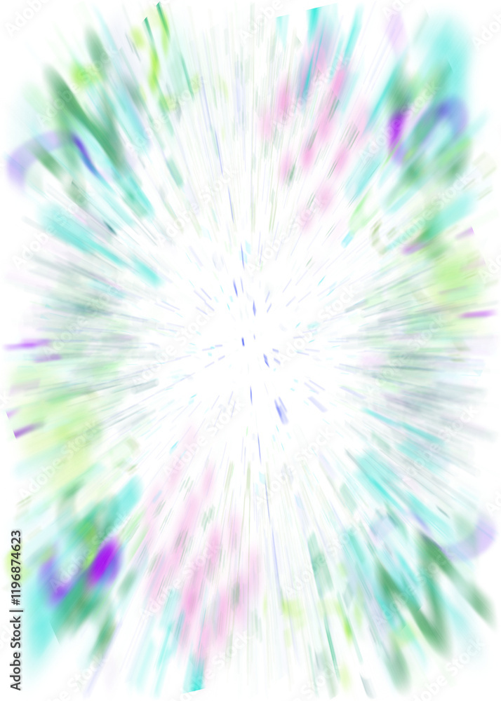 An abstract transparent iridescent color blur design element. An abstract transparent iridescent color blur design element.