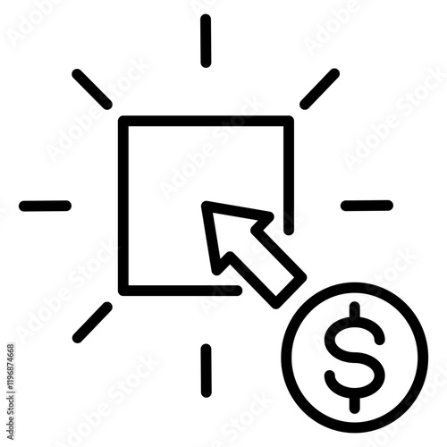 cost per click single icon