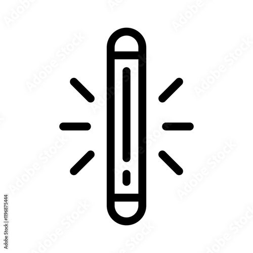 glow stick line icon