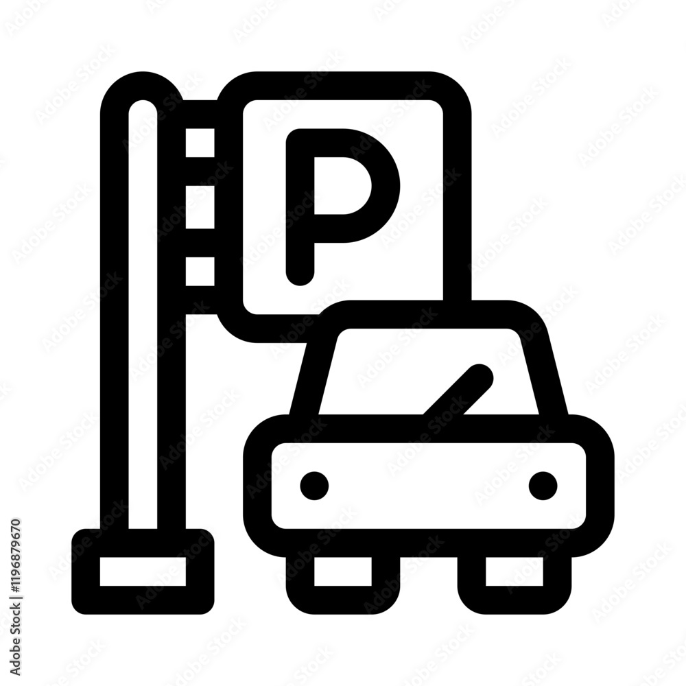 lot line icon lot line icon