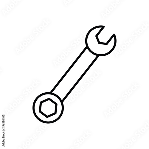 Wallpaper Mural Wrench icon logo sign set vector outline Torontodigital.ca