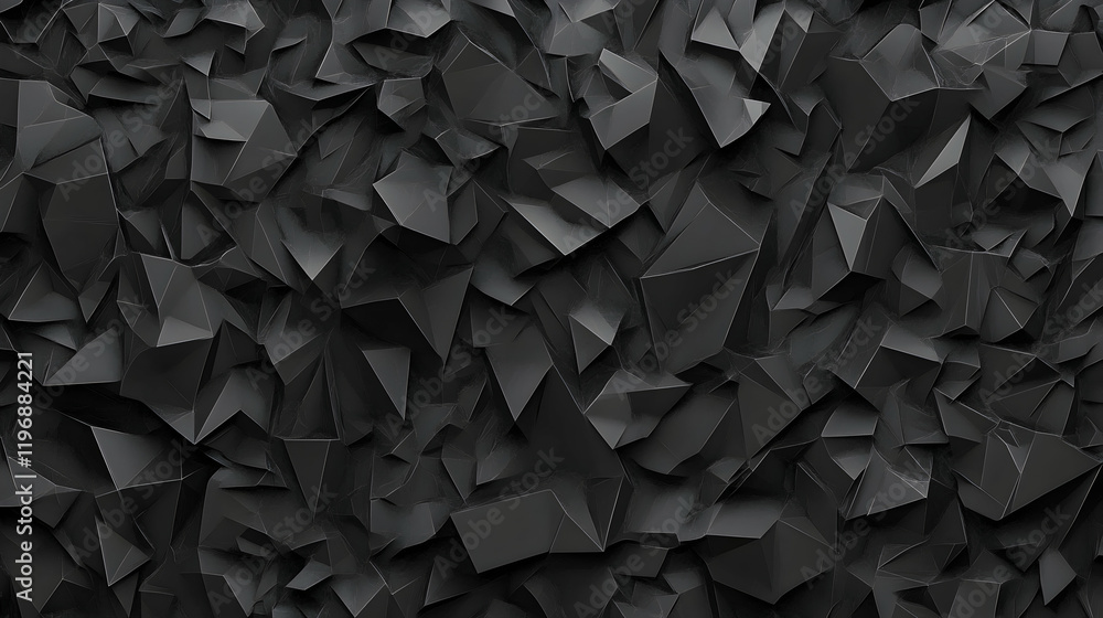 Obraz premium Abstract dark grey and black geometric textured background. Ideal for modern designs and presentations.