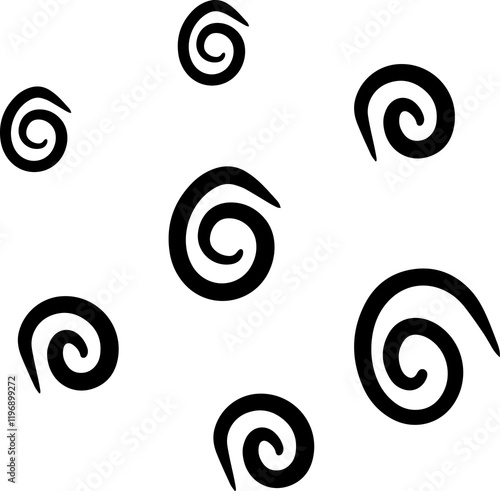 Hand Drawn Spirals