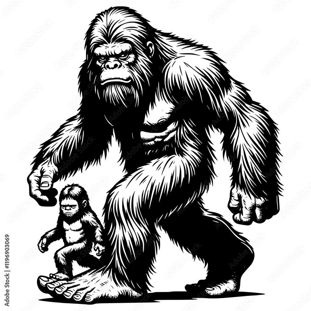 Fototapeta premium Bigfoot