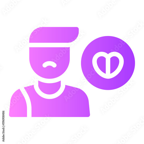 bad feedback gradient icon