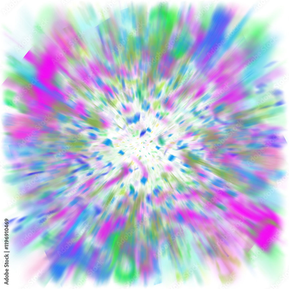 An abstract transparent iridescent color blur design element. An abstract transparent iridescent color blur design element.