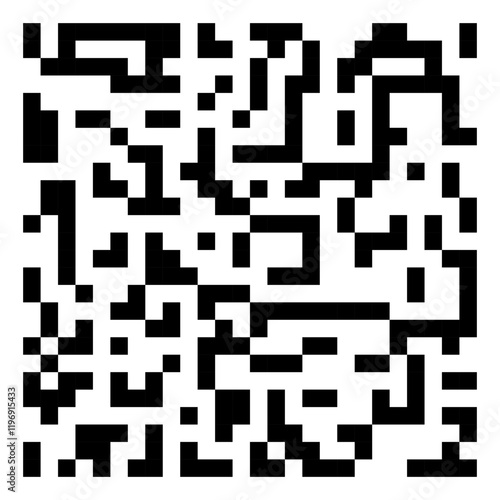 QR code vector icons on a white background
