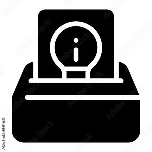 customer feedback glyph icon