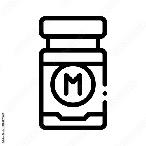 mayonnaise line icon