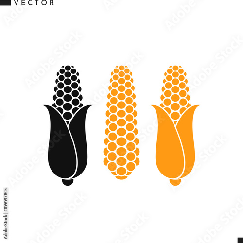 Ear of corn vector