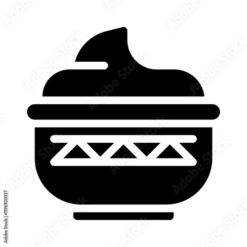 bowl glyph icon