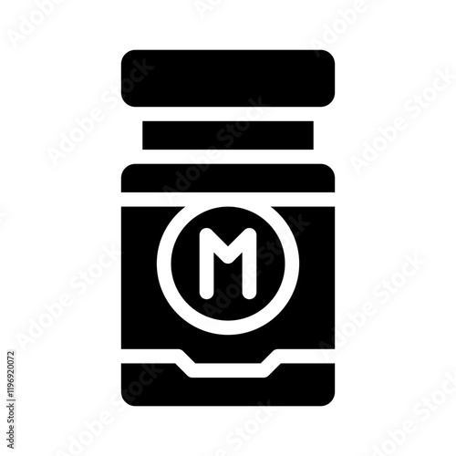 mayonnaise glyph icon