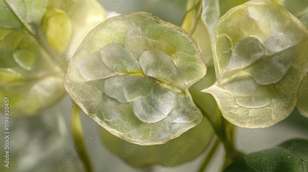 Fototapeta premium A detailed shot of a plant's leaves, ideal for botanical or environmental uses