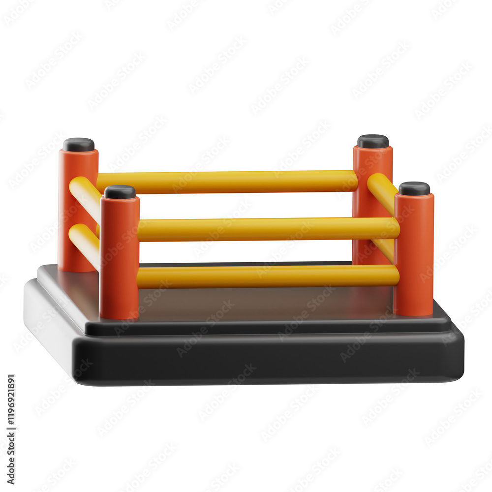 Miniature Boxing Ring Toy for Creative Play Miniature Boxing Ring Toy for Creative Play