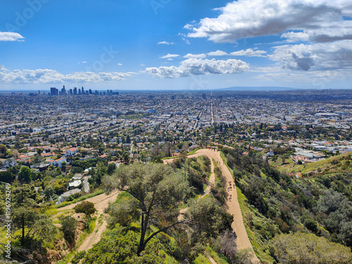Photos High angle view of Los Angeles City from the Griffith Park Observatory