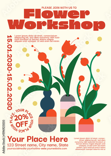 Flower Workshop Flyer