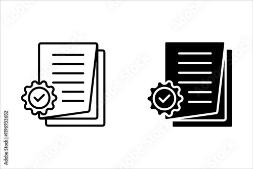 checkmark icon set, for mobile concept and web design. vector illustration