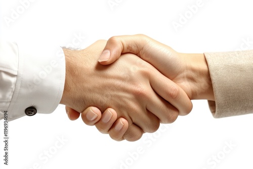 Wallpaper Mural Two individuals shaking hands, a symbol of agreement and partnership Torontodigital.ca