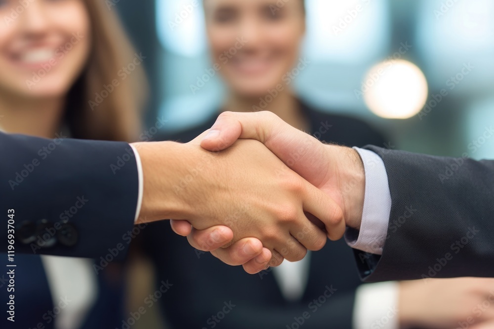 A close-up shot of two individuals extending and clasping each other's hands, symbolizing agreement or partnership A close-up shot of two individuals extending and clasping each other's hands, symbolizing agreement or partnership