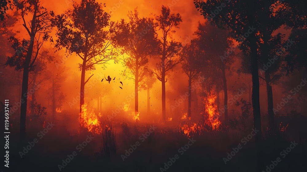 Wildfire engulfs forest california nature photography dramatic atmosphere aerial view environmental crisis Wildfire engulfs forest california nature photography dramatic atmosphere aerial view environmental crisis