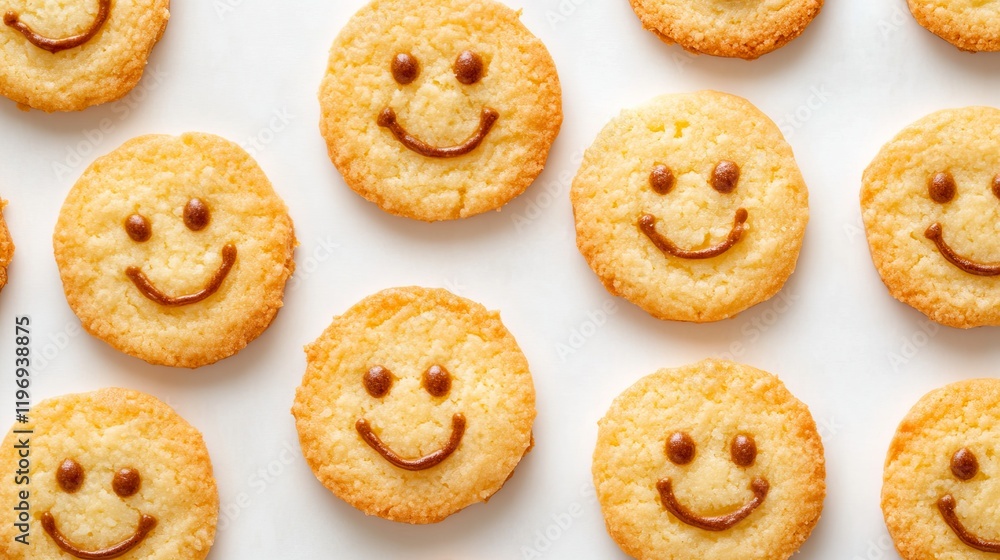 Smiling Cookies: A Delightful Array of Baked Treats Smiling Cookies: A Delightful Array of Baked Treats