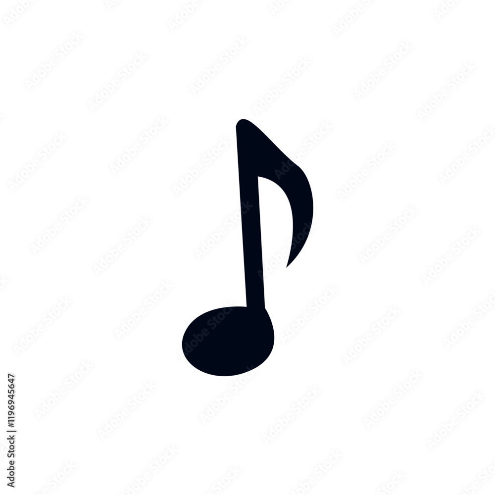 notes audio music note vector symbol sign icon illustration