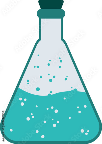 Chemical Flasks Illustration