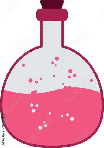 Chemical Flasks Illustration