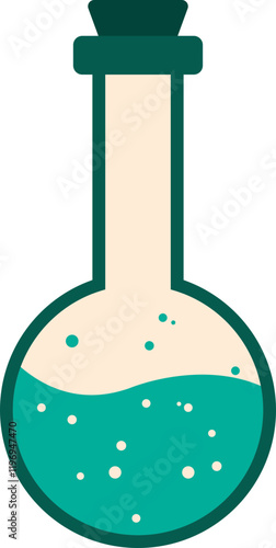 Chemical Flasks Illustration