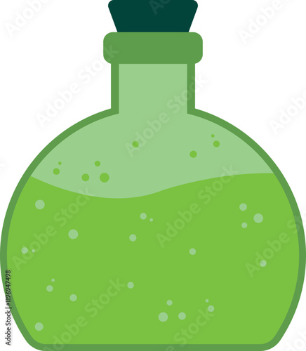 Chemical Flasks Illustration