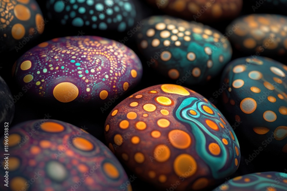 Multicoloured stones of different shapes and sizes. Abstract background Multicoloured stones of different shapes and sizes. Abstract background
