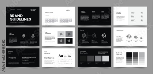 Landscape Brand Guideline Presentation, Landscape Brand Guideline Design, Brand Guideline 