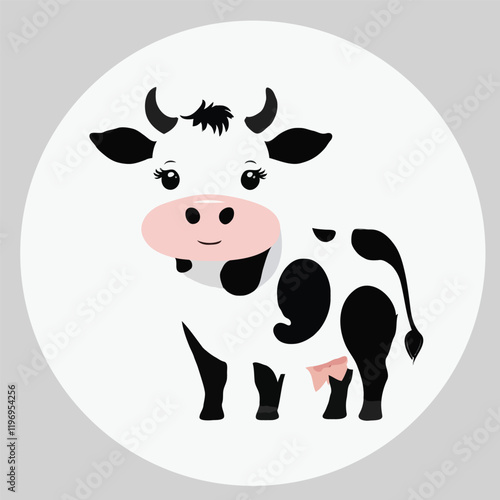 Cute Cow Illustration