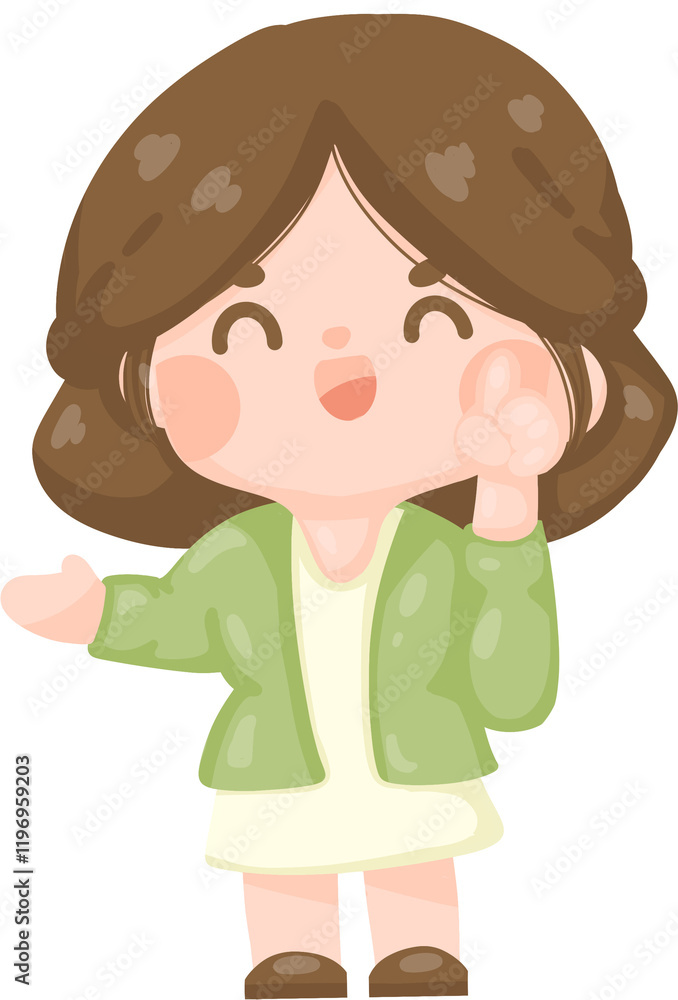 happy young woman teacher teaching at school . employee presenting project. short hair woman Online tutor character illustration. professor at university happy young woman teacher teaching at school . employee presenting project. short hair woman Online tutor character illustration. professor at university