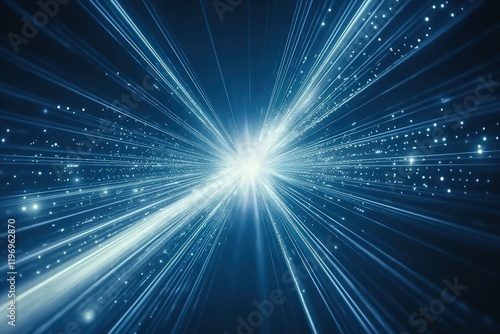 Abstract light speed  data stream  digital travel  futuristic background  tech concept