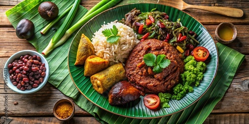 Savor authentic Ghanaian waakye: a vibrant recipe, stunning photos showcase this West African culinary delight.