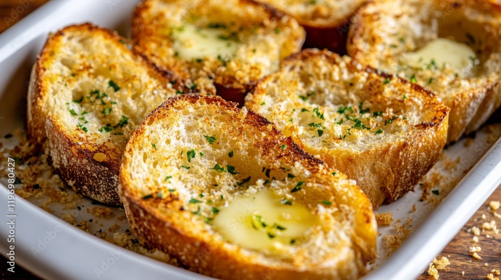 Perfectly toasted bread with a pat of melting butter, lightly toasted edges, and golden crumbs on a simple white dish for a minimalist look Perfectly toasted bread with a pat of melting butter, lightly toasted edges, and golden crumbs on a simple white dish for a minimalist look