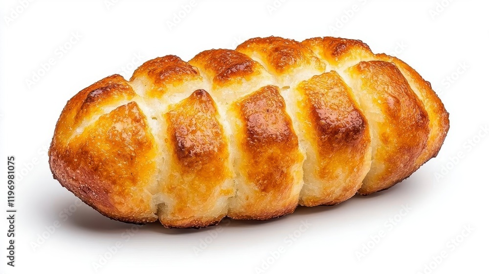 A photostock of a perfectly baked golden croquette, isolated on a clean white background, symbolizing delicious snacks and appetizers. High Quality A photostock of a perfectly baked golden croquette, isolated on a clean white background, symbolizing delicious snacks and appetizers. High Quality