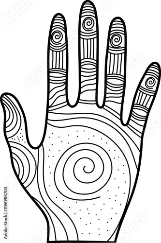 Palmistry hand