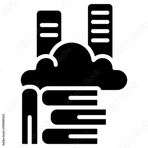 Cloud Library Icon