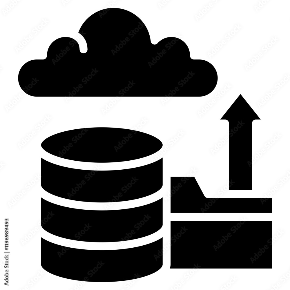 Database Upload Icon Database Upload Icon
