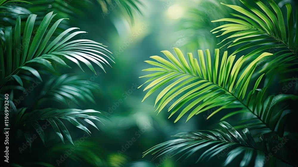 Close-Up of Green Leaf with Blurred Background for a Natural and Refreshing Look Close-Up of Green Leaf with Blurred Background for a Natural and Refreshing Look