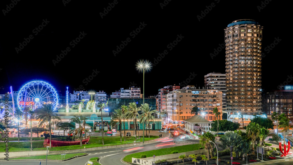 Fototapeta premium skyline of las palmas gran canaria, canary islands