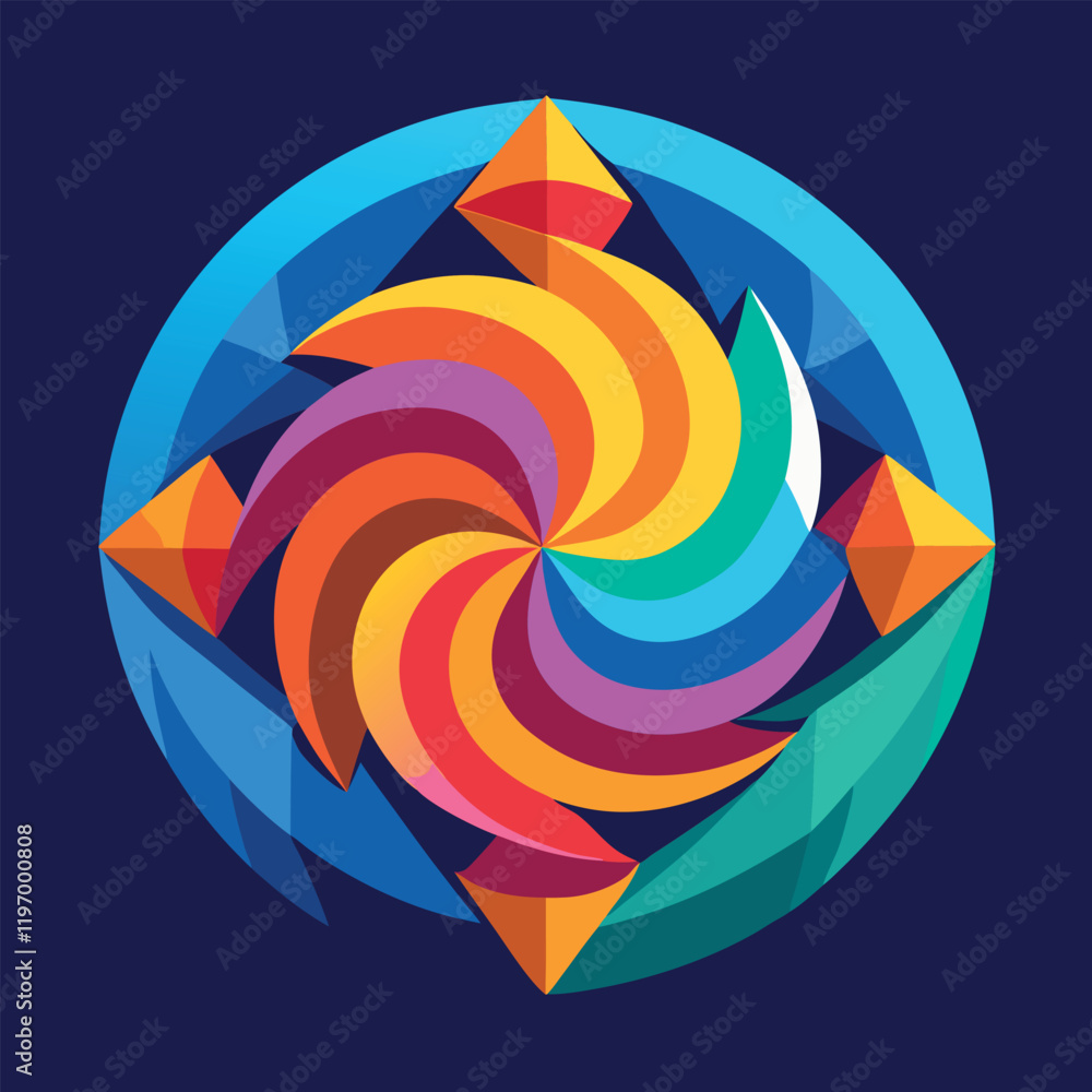 Obraz premium abstract background with circles