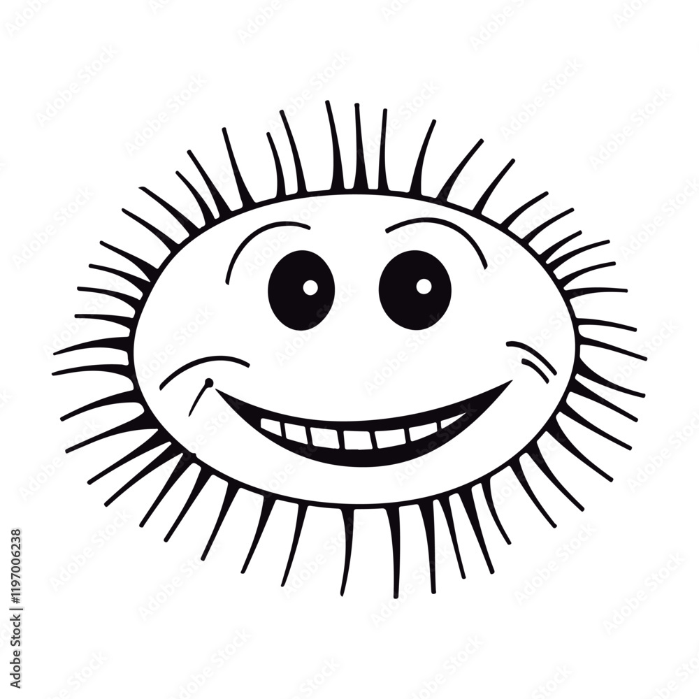 Cute cartoon Centipede Black and white vector illustration for coloring book. Cute cartoon Centipede Black and white vector illustration for coloring book.