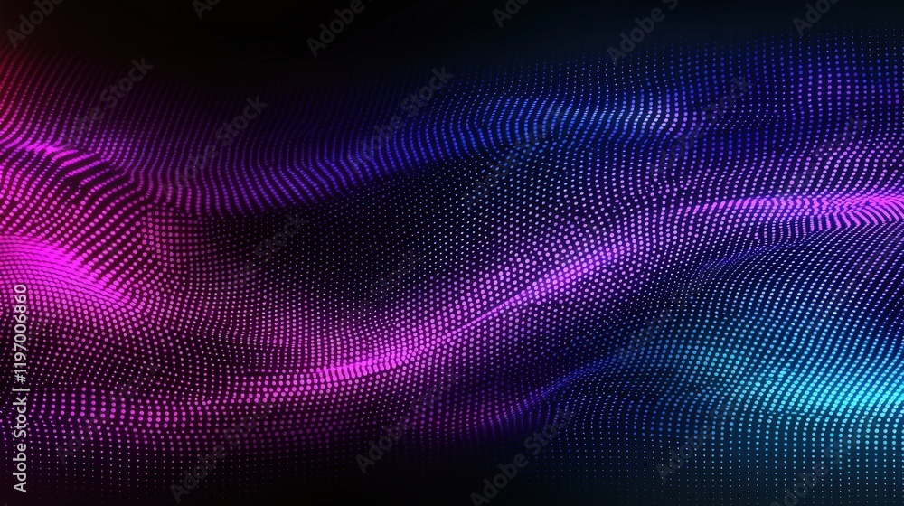 Abstract purple blue digital wave background for tech design Abstract purple blue digital wave background for tech design