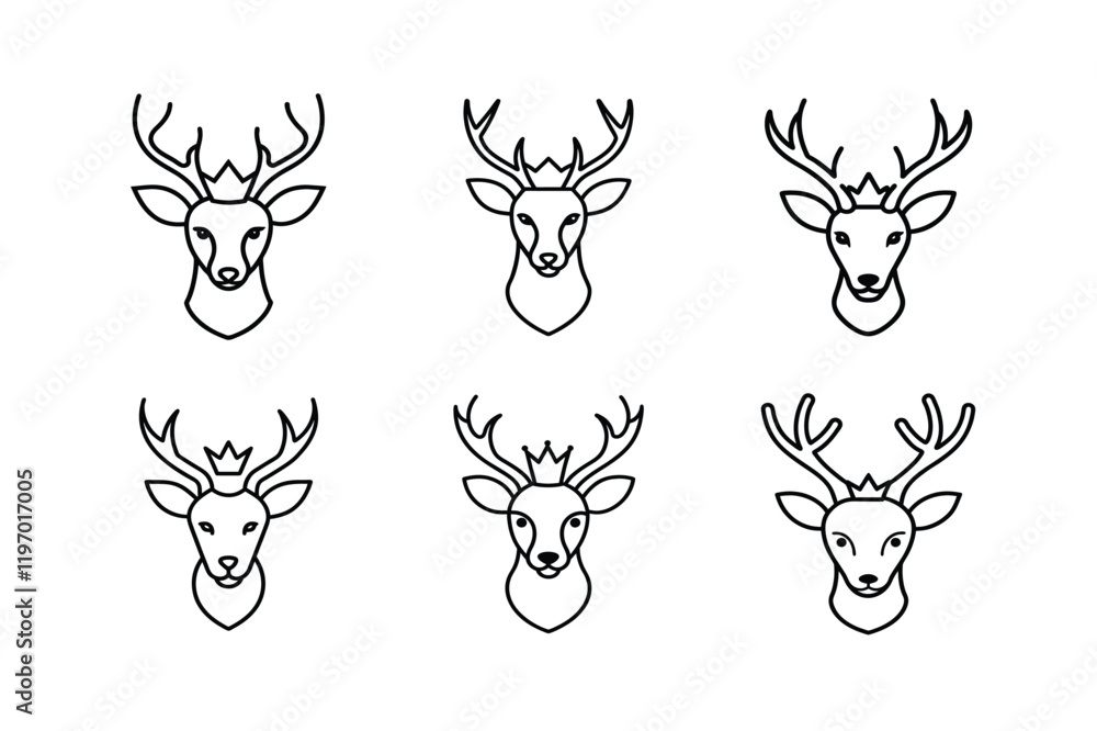 Obraz premium set of funny animals