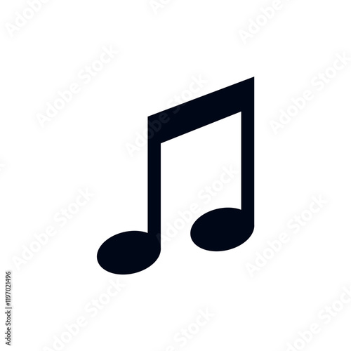 notes audio music note vector symbol sign icon illustration